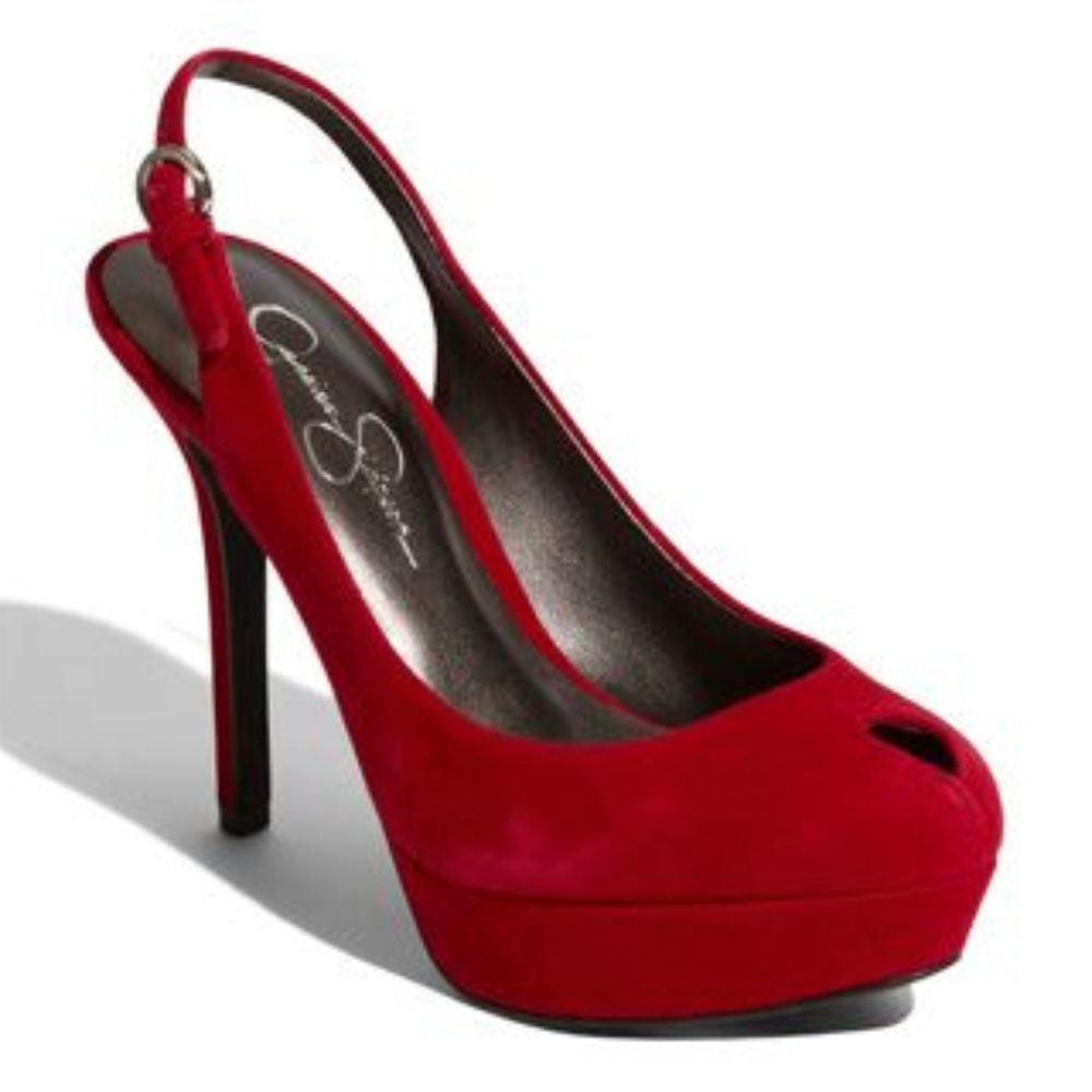 Jessica Simpson "Bravo" Slingback (Red)